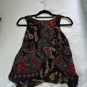 Reversible Multicolor Paisley flowly Soft fabric.